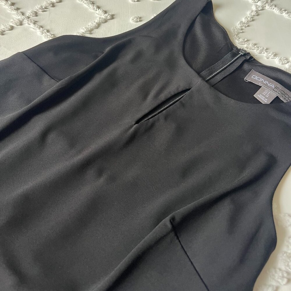 Donna Ricco NY Sleeveless Fit and FlareBlack Dress SIZE 8